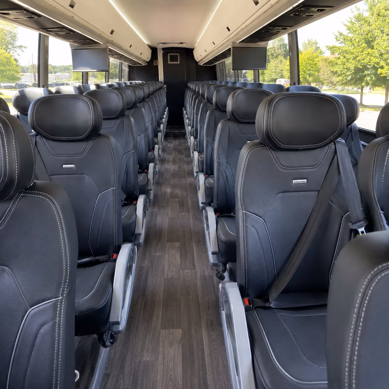 san angelo charter bus rental interior