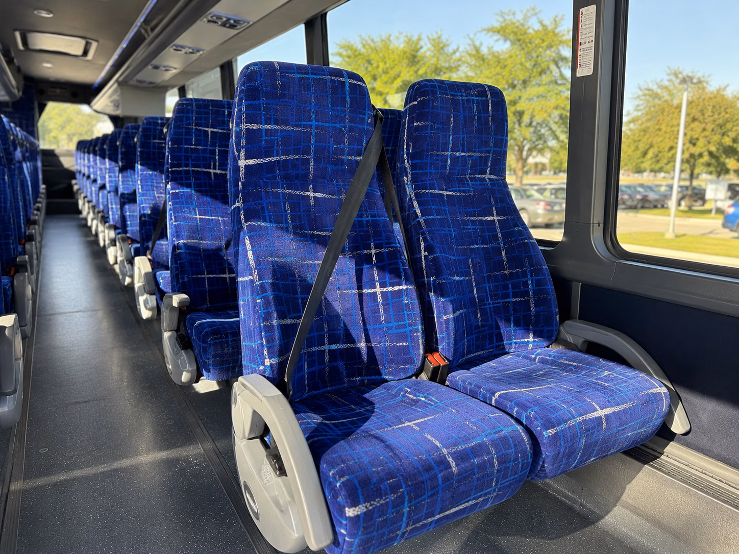 san angelo school event transportation onboard seating